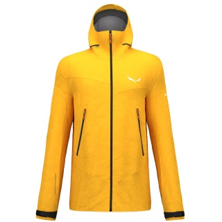 Salewa Hiking Winter Jacket Ortles GTX 3L (3-Layer GORE-TEX, waterproof and windproof) yellow Men